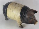 żeliwna świnka skarbonka z 1890 roku