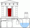 automatyczna brama świątyni Herona