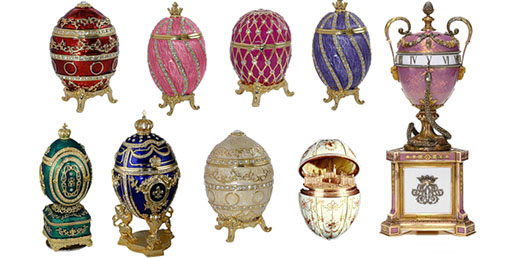 przykłady jaj Fabergé