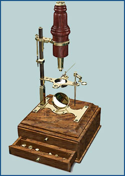 mikroskop z 1700 roku