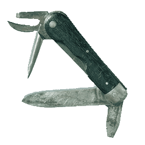 nóż żołnierski z XIX wieku