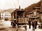 trolejbus z początku XX wieku